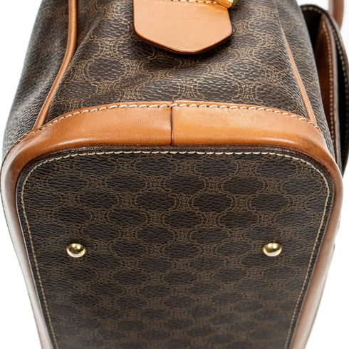 Vintage Duffle Bag Macadam Coated Canvas Medium