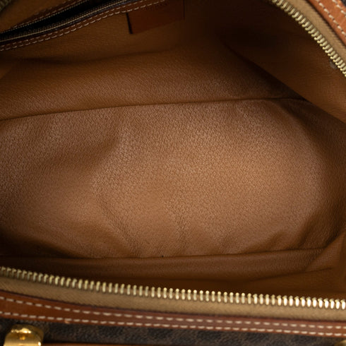Vintage Duffle Bag Macadam Coated Canvas Medium