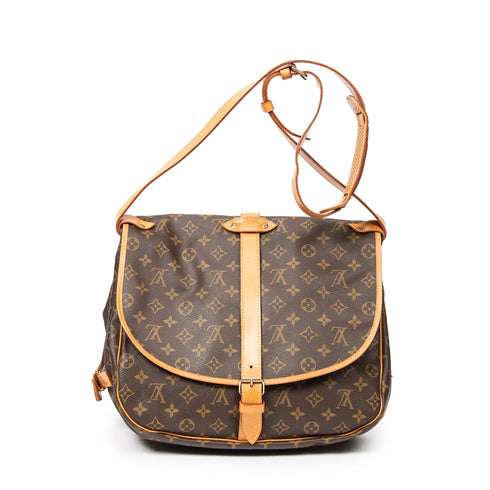 Saumur Handbag Monogram Canvas 35