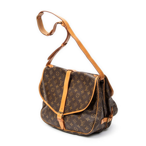 Saumur Handbag Monogram Canvas 35