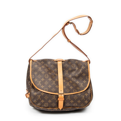Saumur Handbag Monogram Canvas 35