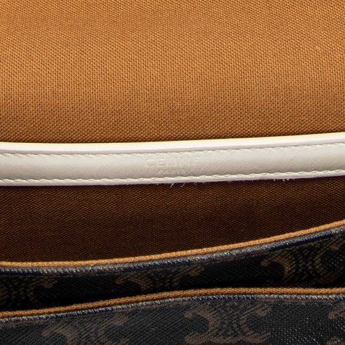 Folco Bag Triomphe Coated Canvas Medium
