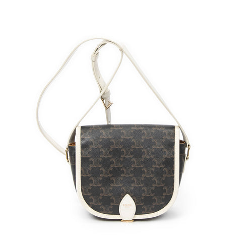 Folco Bag Triomphe Coated Canvas Medium