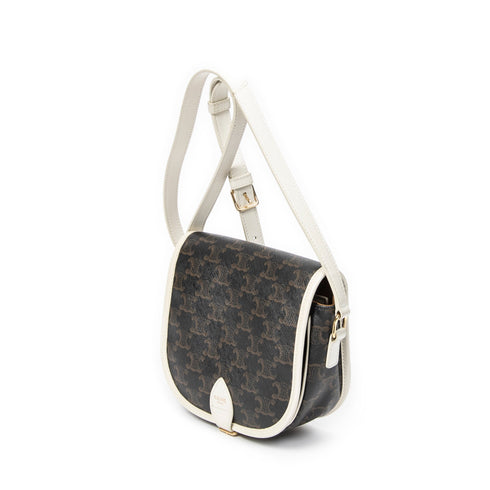 Folco Bag Triomphe Coated Canvas Medium
