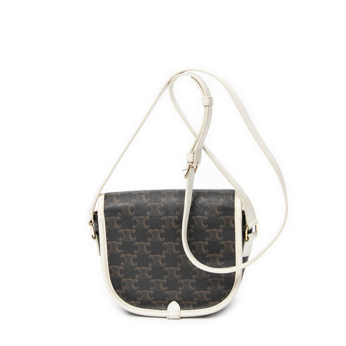 Folco Bag Triomphe Coated Canvas Medium