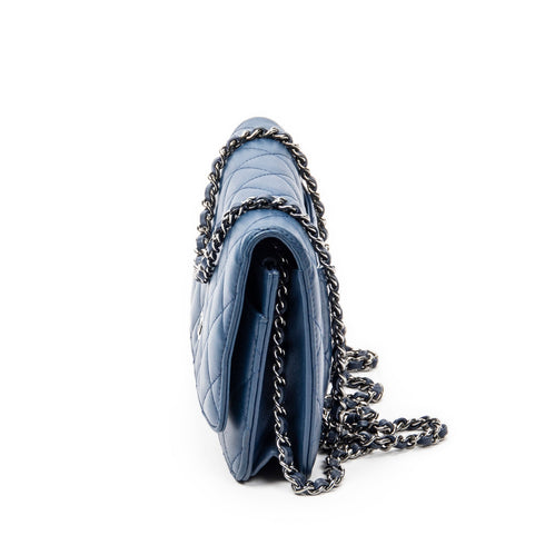 Wallet on Chain Quilted Lambskin
