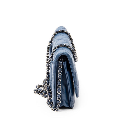 Wallet on Chain Quilted Lambskin