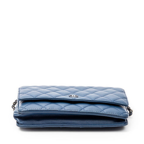 Wallet on Chain Quilted Lambskin