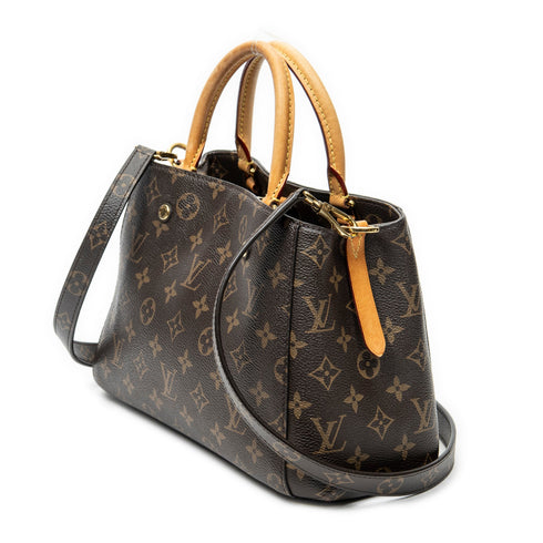 Montaigne Handbag Monogram Canvas BB