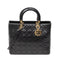 Vintage Lady Dior Bag Cannage Quilt Lambskin Large