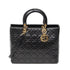 Vintage Lady Dior Bag Cannage Quilt Lambskin Large