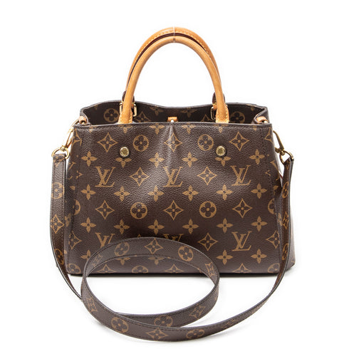 Montaigne Handbag Monogram Canvas BB