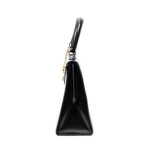 Vintage Logo Top Handle Bag Leather Small
