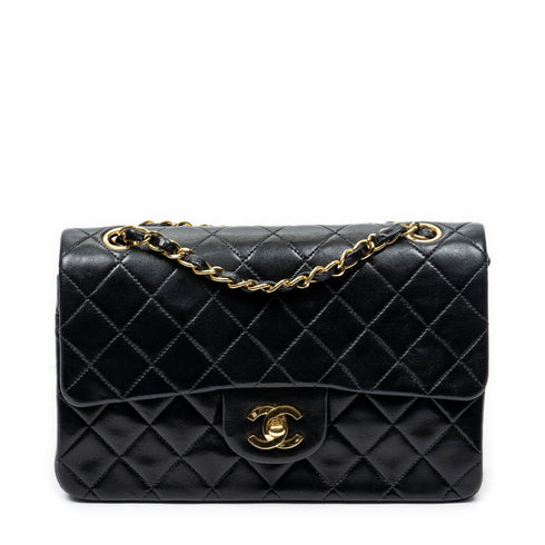 Vintage Classic Double Flap Bag Quilted Lambskin Small