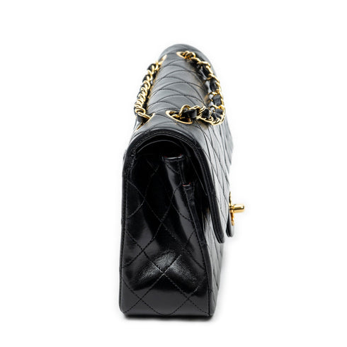 Vintage Classic Double Flap Bag Quilted Lambskin Small
