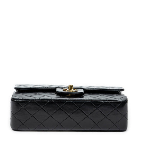 Vintage Classic Double Flap Bag Quilted Lambskin Small