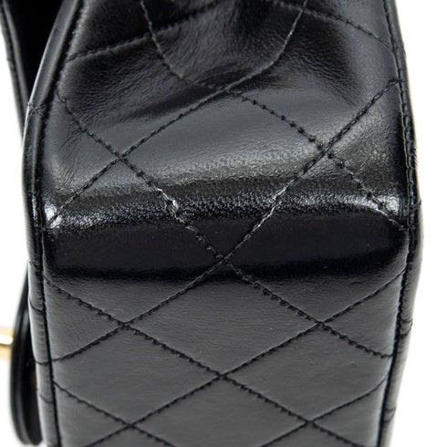 Vintage Classic Double Flap Bag Quilted Lambskin Small