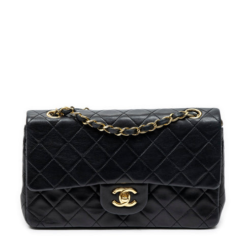 Vintage Classic Double Flap Bag Quilted Lambskin Small