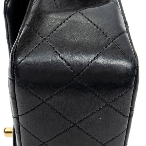 Vintage Classic Double Flap Bag Quilted Lambskin Small
