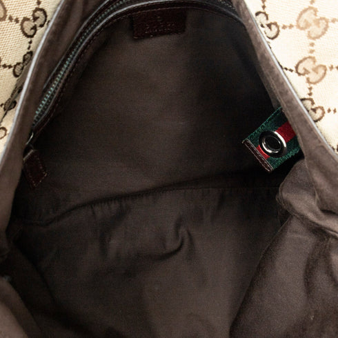 Web Strap Flap Messenger GG Canvas Medium