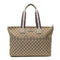 Diaper Web Strap Tote GG Canvas Large