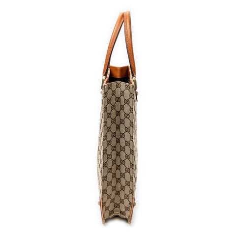 Nailhead Tote GG Canvas Medium