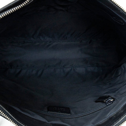 Web Loop Zip Top Messenger Guccissima Leather Medium