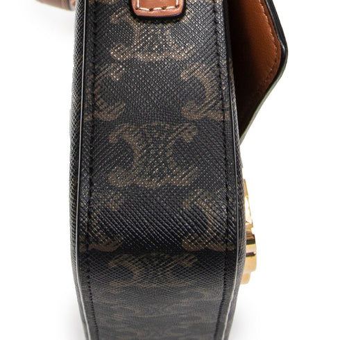 Triomphe East-West Shoulder Bag Triomphe Coated Canvas