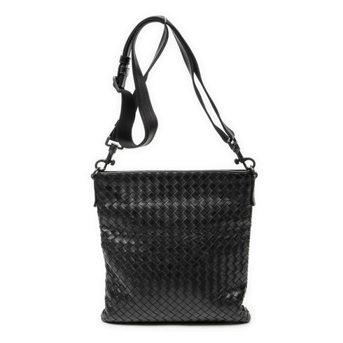 Flat Messenger Bag Intrecciato Nappa Medium