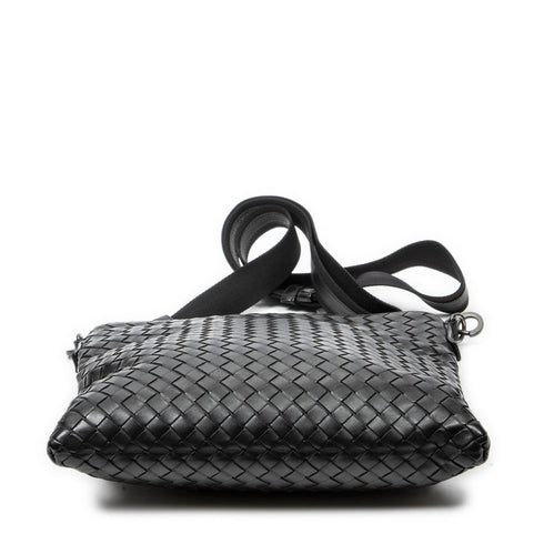 Flat Messenger Bag Intrecciato Nappa Medium
