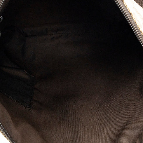 Zip Messenger Bag GG Canvas with Perforated Leather Medium