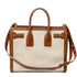 Sac de Jour Souple Bag Canvas with Leather Small
