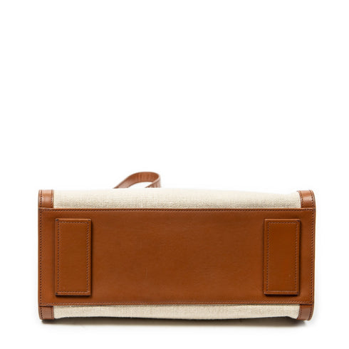 Sac de Jour Souple Bag Canvas with Leather Small