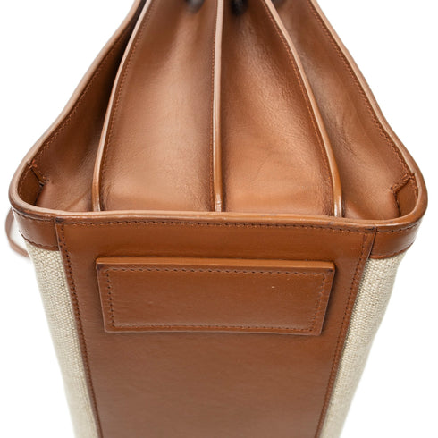 Sac de Jour Souple Bag Canvas with Leather Small