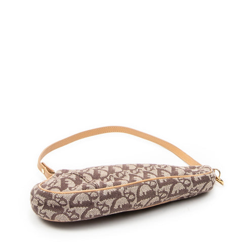 Vintage Saddle Bag Diorissimo Canvas Mini
