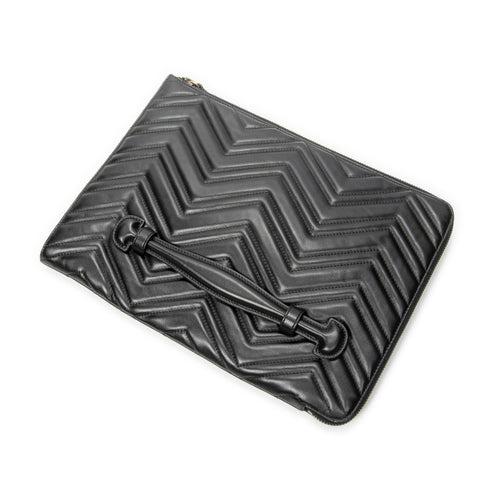 GG Marmont Portfolio Clutch Matelasse Leather
