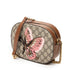 Chain Crossbody Bag Embroidered GG Coated Canvas Mini