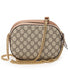 Chain Crossbody Bag Embroidered GG Coated Canvas Mini