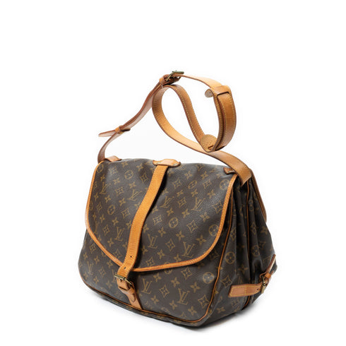 Saumur Handbag Monogram Canvas 35
