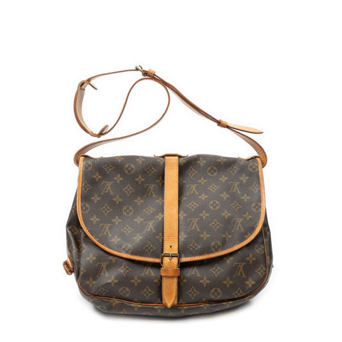 Saumur Handbag Monogram Canvas 35