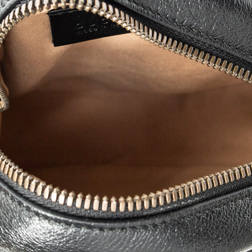 GG Marmont Round Shoulder Bag Matelasse Leather Mini