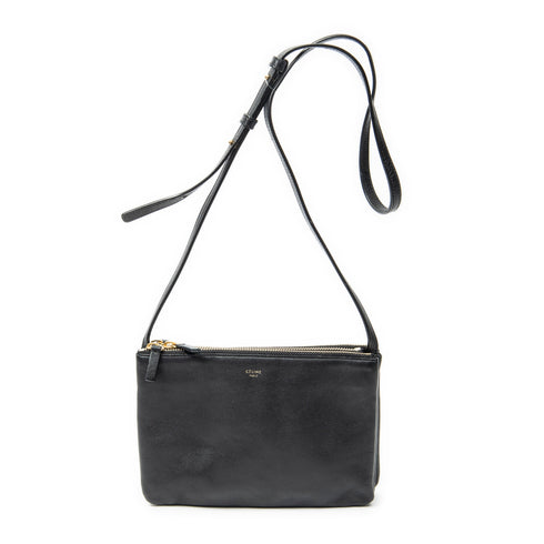 Trio Crossbody Bag Leather Small