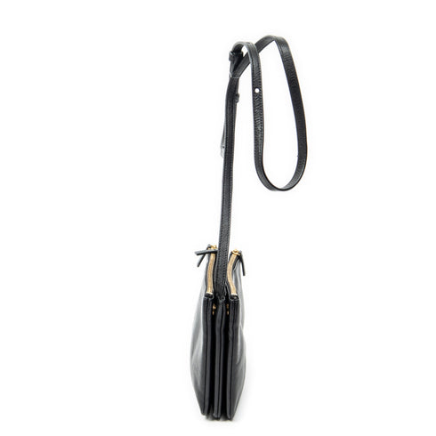 Trio Crossbody Bag Leather Small