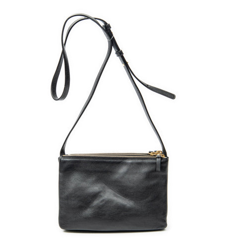 Trio Crossbody Bag Leather Small