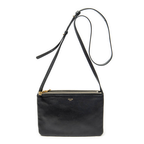 Trio Crossbody Bag Leather Small