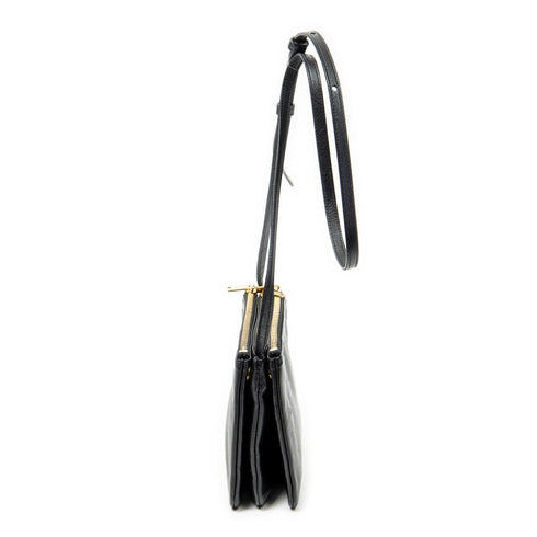 Trio Crossbody Bag Leather Small