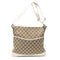 Zip Messenger Bag GG Canvas with Perforated Leather Medium
