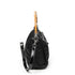 Vintage Convertible Bamboo Top Handle Bag Leather Medium