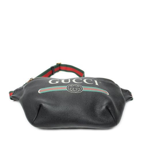 Logo Belt Bag Printed Leather Medium