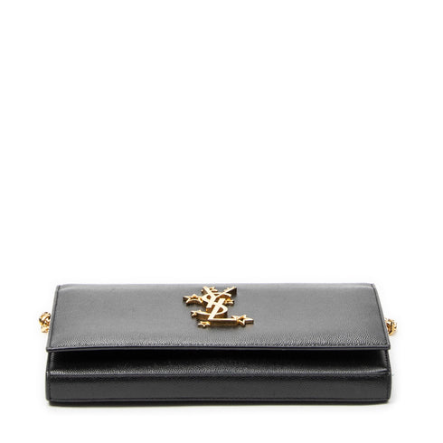 Classic Monogram Wallet on Chain Leather